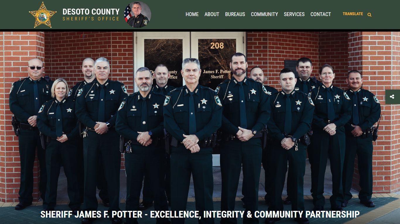 DeSoto County Sheriff's Office - Sheriff James F Potter ...