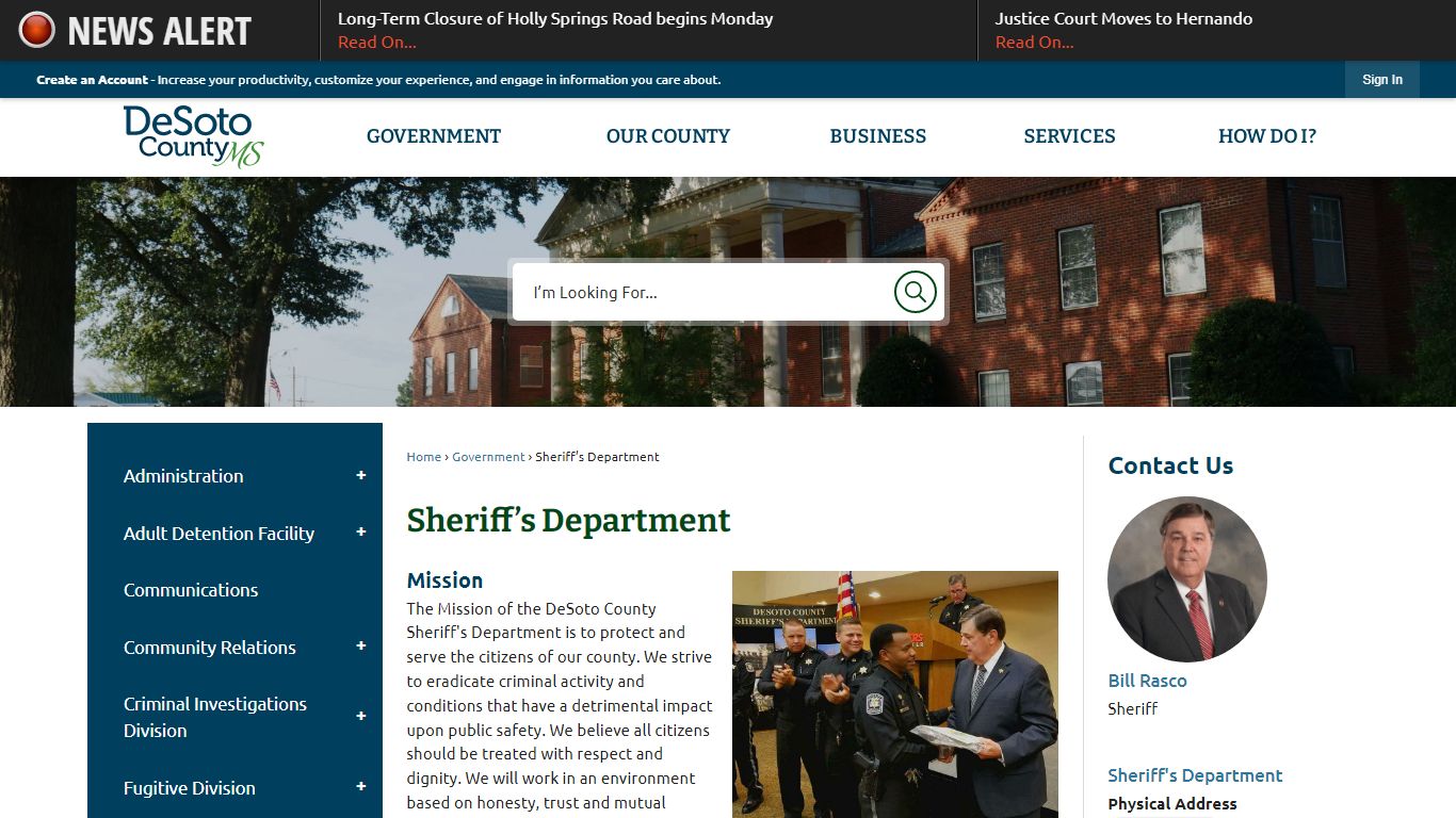Sheriff’s Department | DeSoto County, MS - Official Website